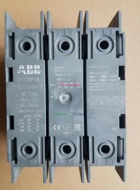 配件原装 面板安装隔离开关 OT125FT3 125A 3P议价