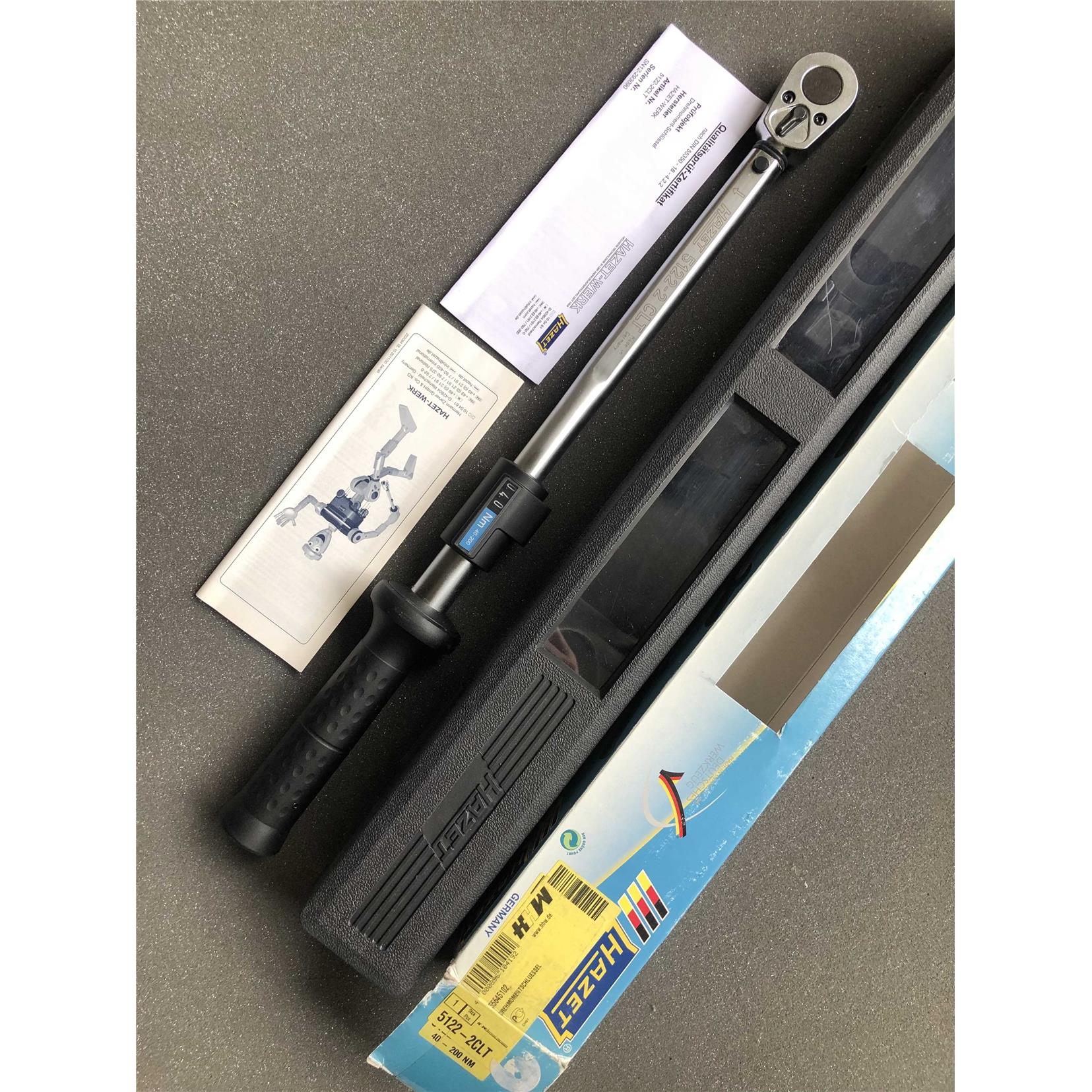 德国哈蔡特40-200N.m扭力扳手 Hazet 5121-2CLT可调窗口数字式议