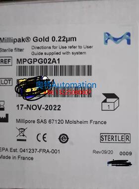 Millipore密理博除菌过滤器MPGPG02A1 MPGP002A1 MPGP04001 全新