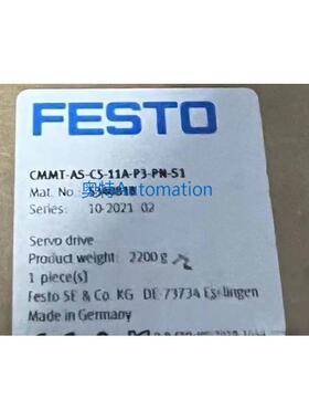Festo费斯托CMMT-AS-C5-11A-P3-PN-S1 5340818议价$