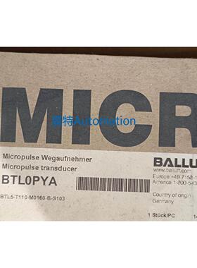 BALLUFF巴鲁夫位移传感器BTL0PYA BTL5-T110-M0160-B-S103，议价