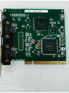 配件日本INTERFACE RS-232C通信卡，PCI-4141，包好包邮！议价