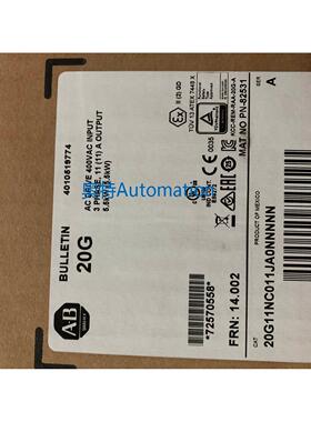 20G1ANC205JA0NNNNN 罗克伟尔变频器 全新原装现货质保一年议价$