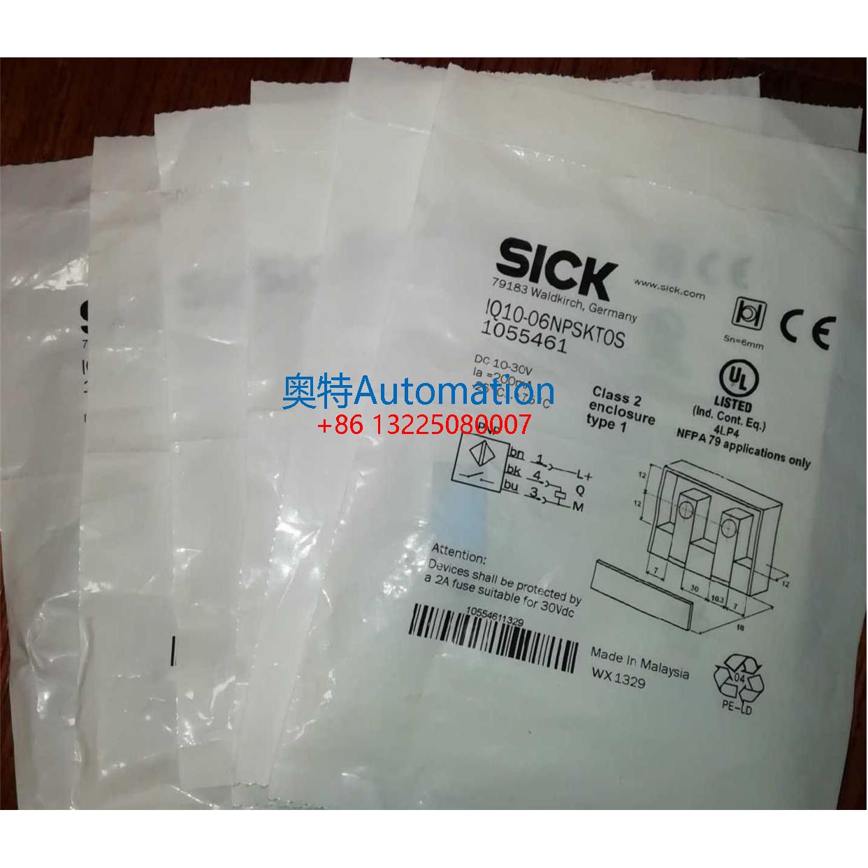 全新SICK IQ10-06NPSKTOS关电开关PNP? 1055461原装现货议价$