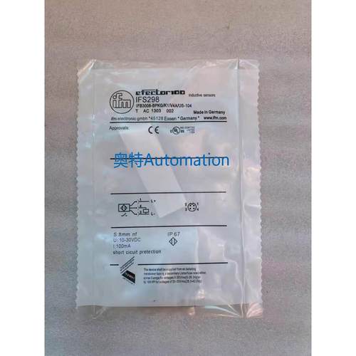 原装 易福门/IFM传感器 IFS298 IFB3008-BPKG/K1/V4A/US-104现货