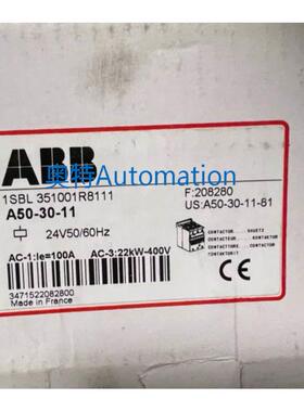 A50-30-11 1SBL351001R8111 ABB 全新原装议价议价$