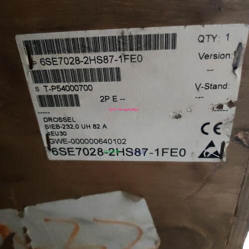 配件西门子 6SE7028-2HS87-1FE0议价