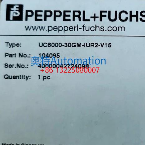 德国倍加福P+F超声波传感器UC6000-30GM-IUR2-V15全新原装议价$