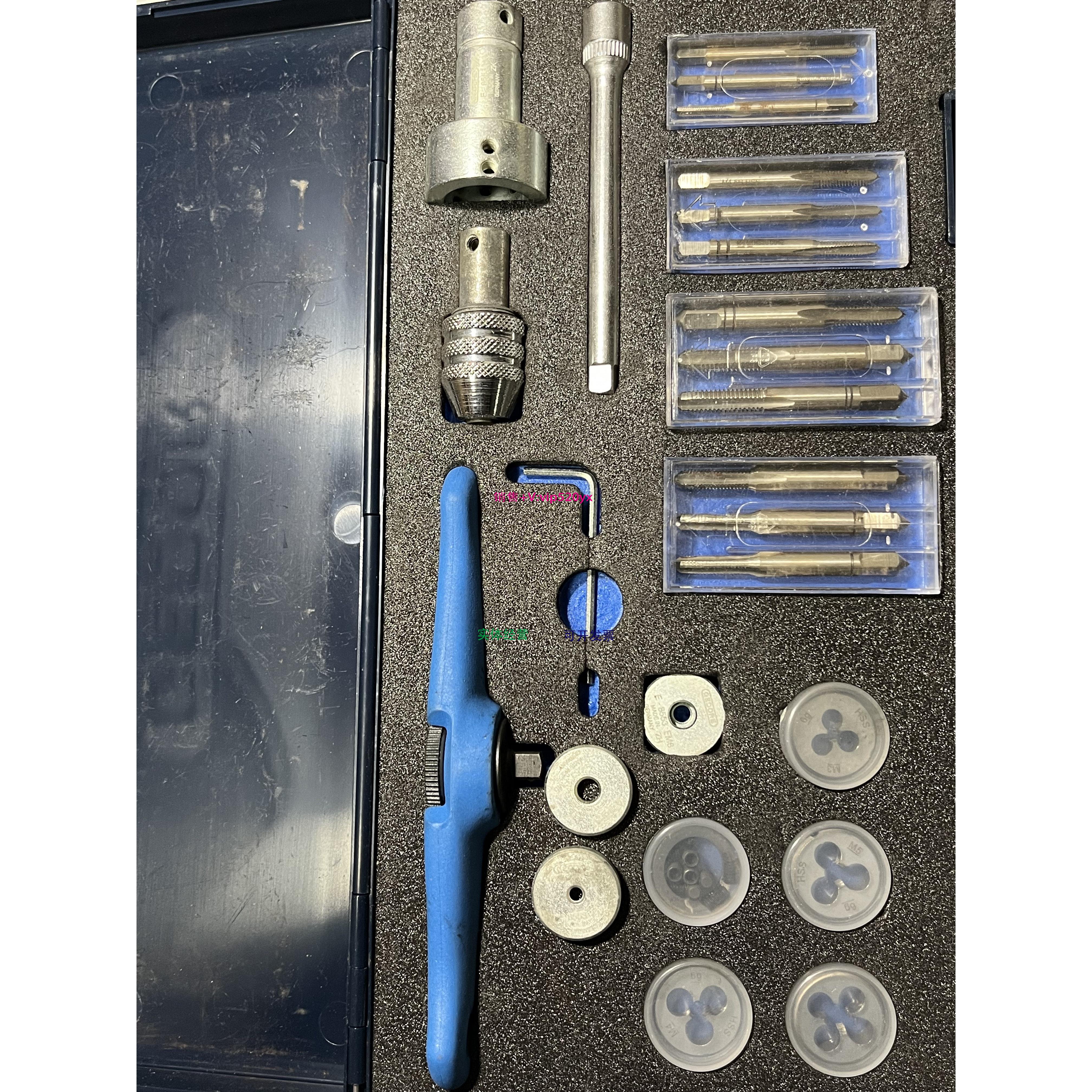 配件德国原装进口吉多瑞GEDORE 8553丝锥板牙攻丝套装，库存全新