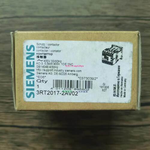 配件全新原装正品  3RT2017-2AV02 交流接触器 现货销售议价