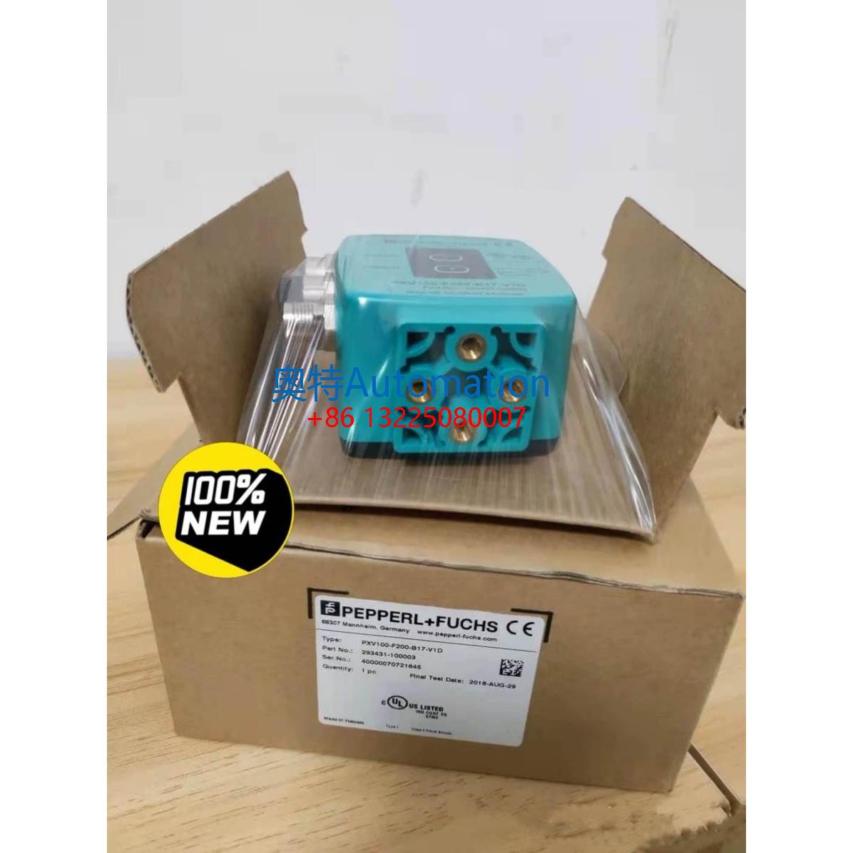 P+F倍加福 PXV100-F200-B17-V1D光学读头全新原装议价$