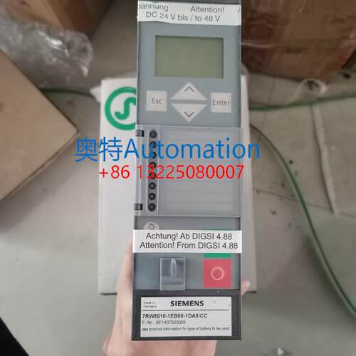 SIEMENS 控制器7RW8010-1EB00-1DA0/CC BF1407503005议价$