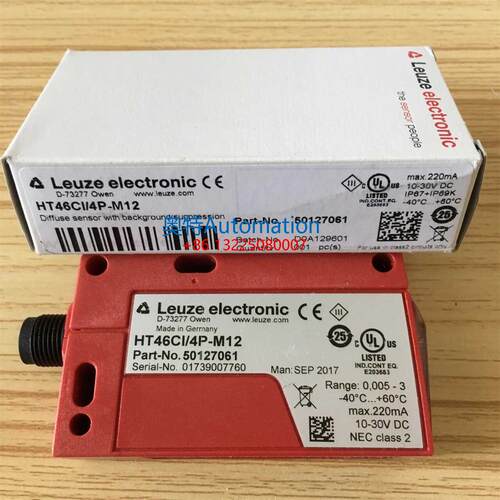 [现货]全新原装LEUZE劳易测HT46CI/4P-M12关电传感器50127061议价