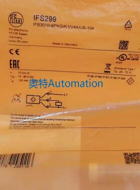 IFM IFS299 IFS304 IFS317 IFS700 全新原装易福门 现货议价$