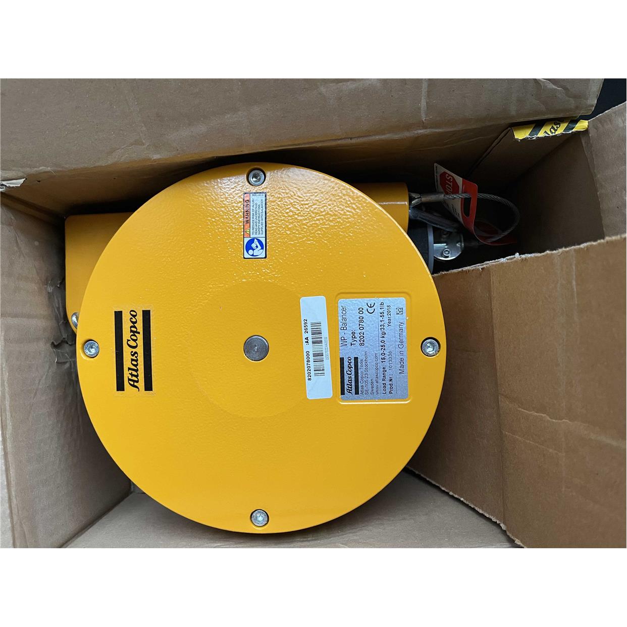 原装Atlas Copco阿特拉斯平衡器15-25Kg WP-Balancer 8202078000