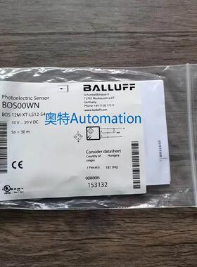 全新原装 巴鲁夫 BOS00WN BOS 12M-XT-LS12-X4 现货销售议价*