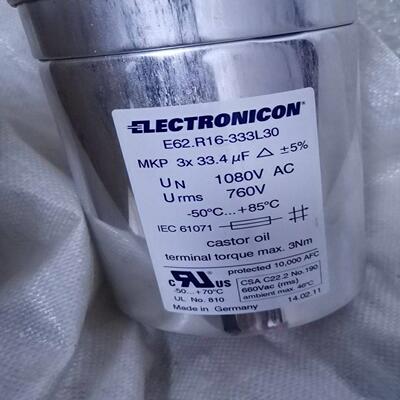 配件华锐机组用德国ELECTRONICONE电容E62R16-333L30   MKP议价