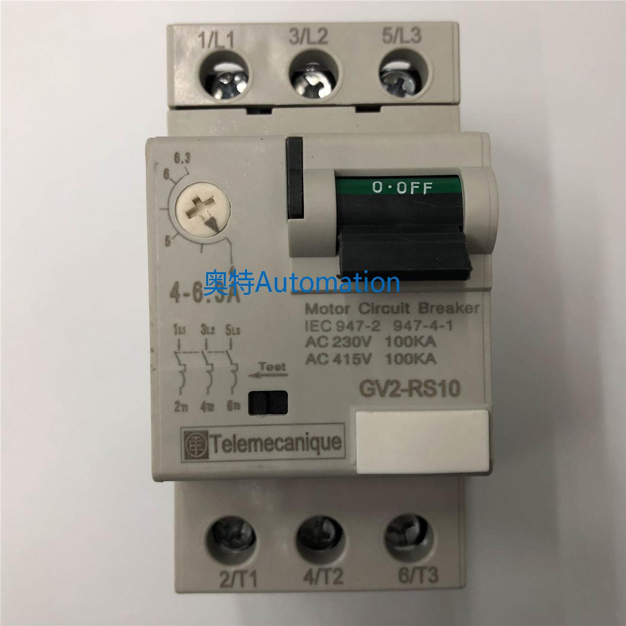 原装GV2-RS10C 4-6.3A施耐德电动机保护用空气开关断路器议价$