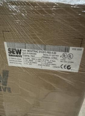 配件Sew变频器器31C075-503-4-00库存未用99新议价议价