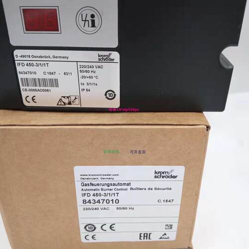 配件德国霍科德KROM 燃烧控制器 IFD 450-3/1/1T 现货供应议价
