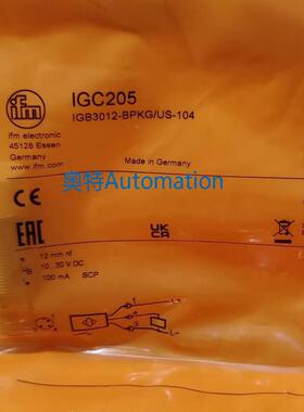 IFM IGC205 IGC210 IGC222 IGC204 全新原装易福门 现货议价$
