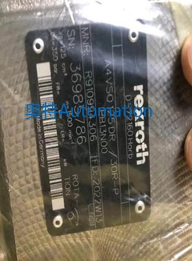 力士乐柱塞泵A4VSO125HS4/30R-PPB13N00 A20VO60DFR1/10R-VSD24K6
