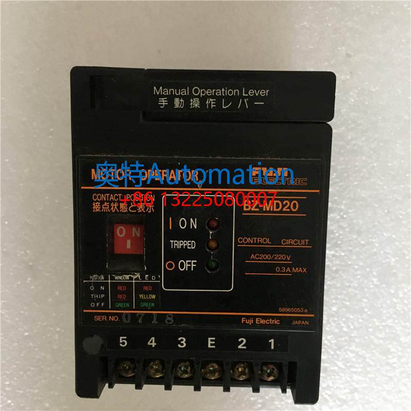日本富士電动操作装置 BZ-MD20 可配断路器 EA103B 3P 60 75 100A