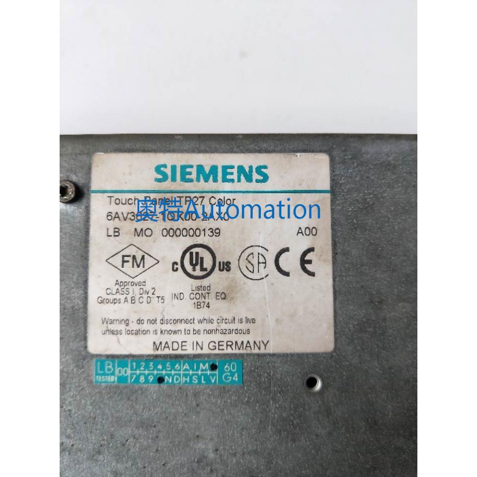 拆机西门子 6AV3627-1QK00-2AX0 实物拍摄现货做配件出售 不显示*
