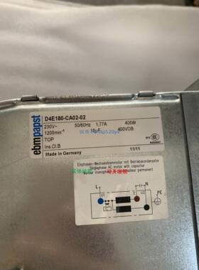 现货供应全新德国ebm D4E180-CA02-02 230 全铁鼓风机变频器设备