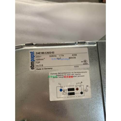 现货供应全新德国ebm D4E180-CA02-02 230 全铁鼓风机变频器设备