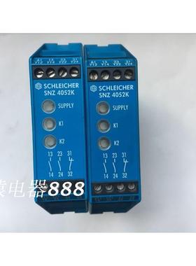 原装SCHLEICHER施莱西尔安全继电器 SNZ4052K 18815025议价$