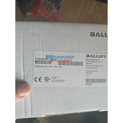 全新BALLUFF BOS020N BOS R020K-PS-RF11-00,2-S75传感器BNI0006