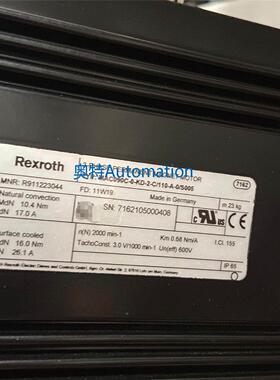 力士乐MAC090C-0-KD-2-C/110-A-0/S005 R911223044议价$