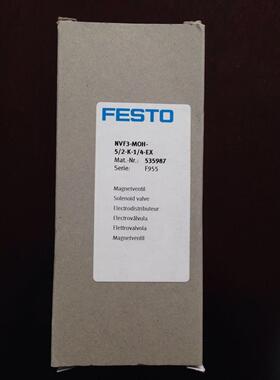 配件现货德国费斯托原装电磁阀 NVF-MOH-5/2-K-1/4-EX 55987议价