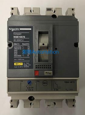 原装NSE100N3100 3P 100A施耐德空气开关塑壳式断路器议价$