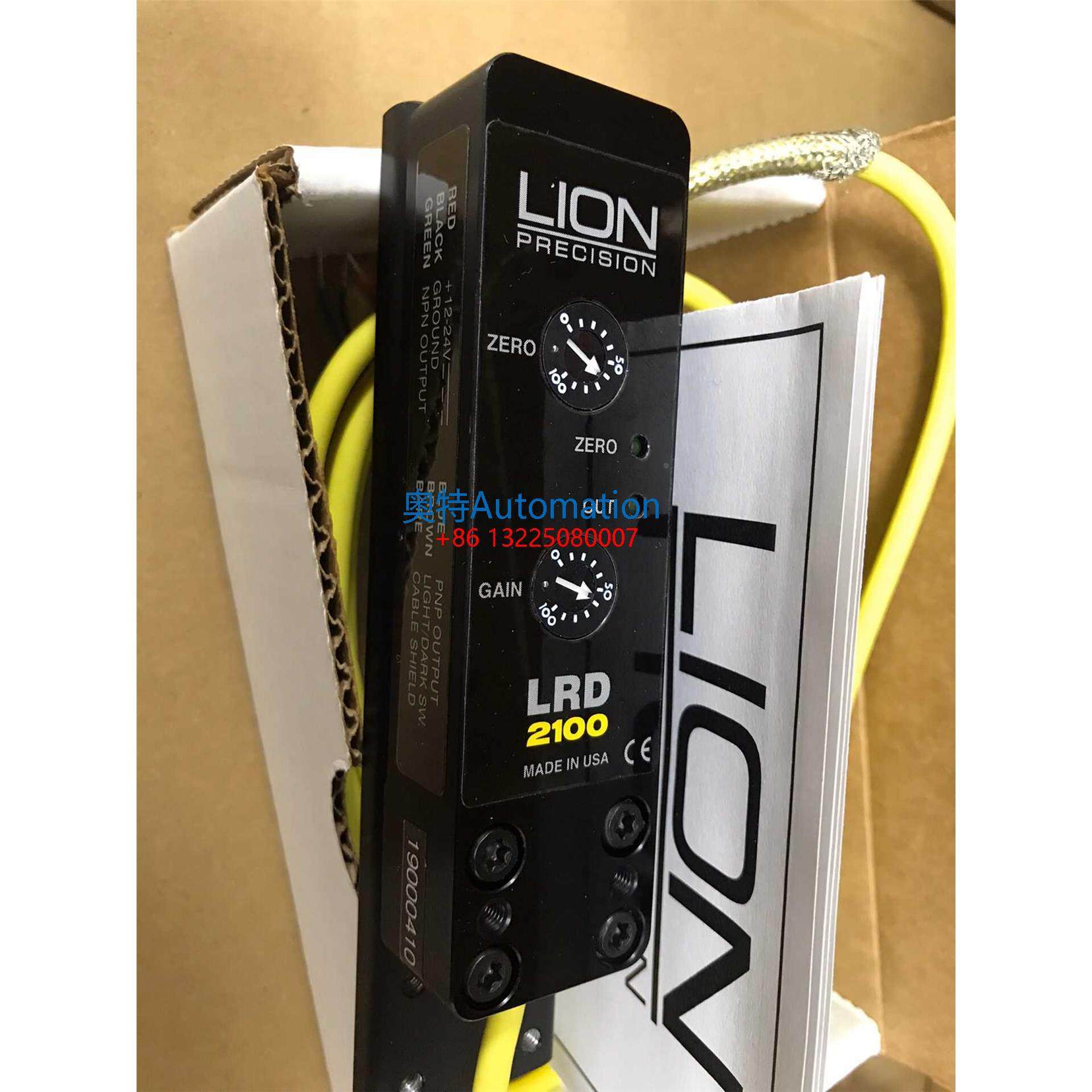 全新美国狮王LION标签传感器LRD2100保证议价$