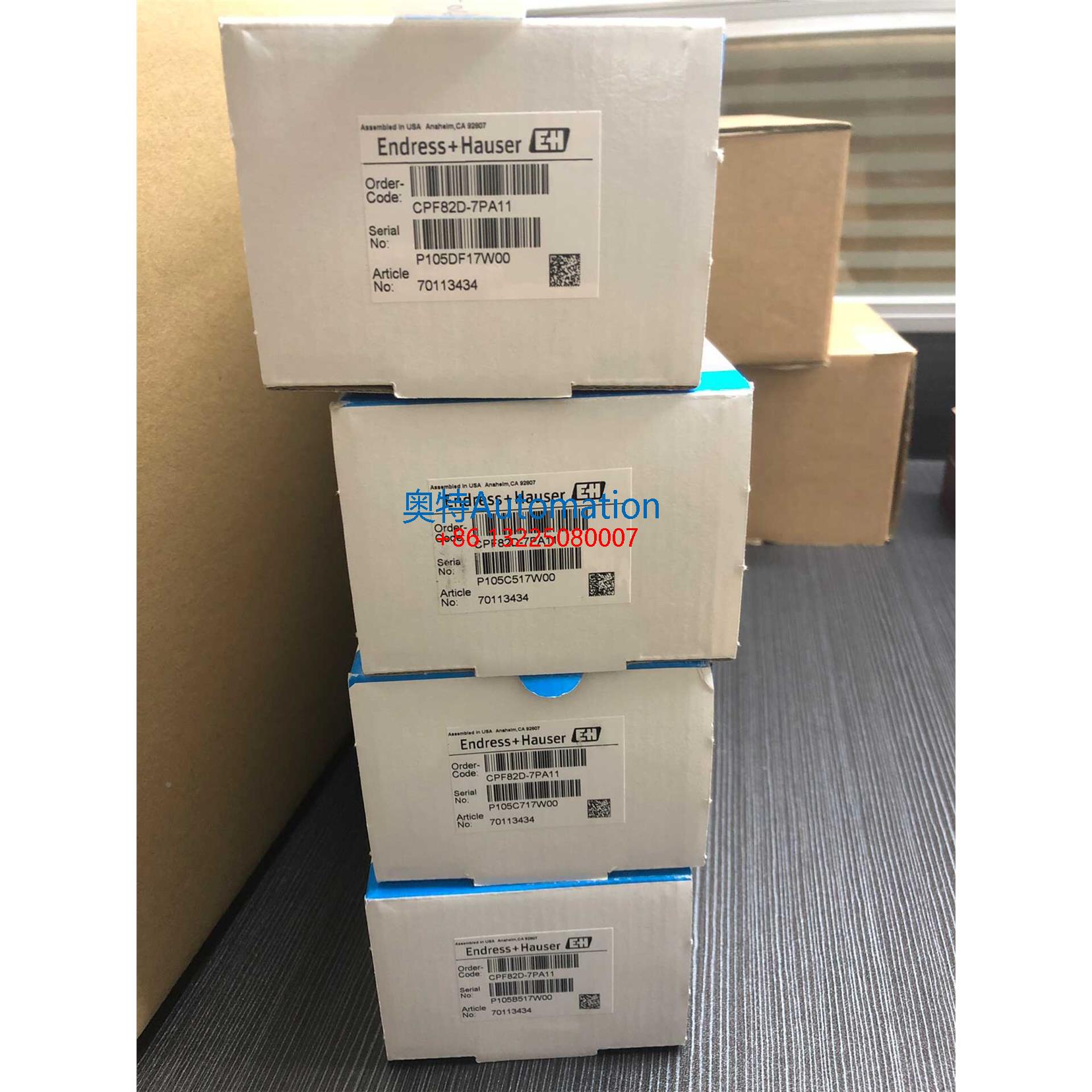 E+H 恩德豪斯全新原装CPF82D-7PA11 氧化还原电极现货议价$