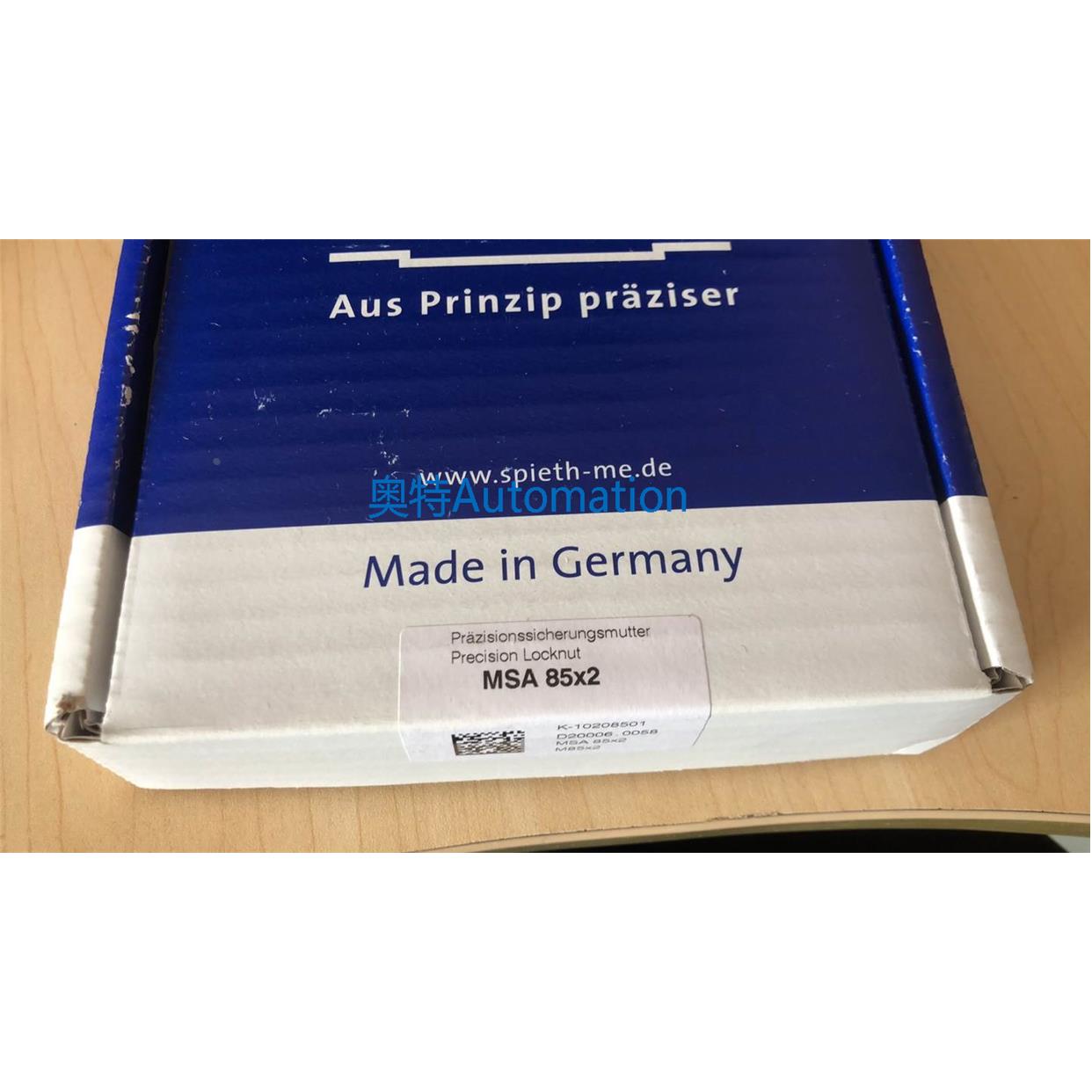 SPIETH锁紧螺母MSA85X2 全新现货议价$