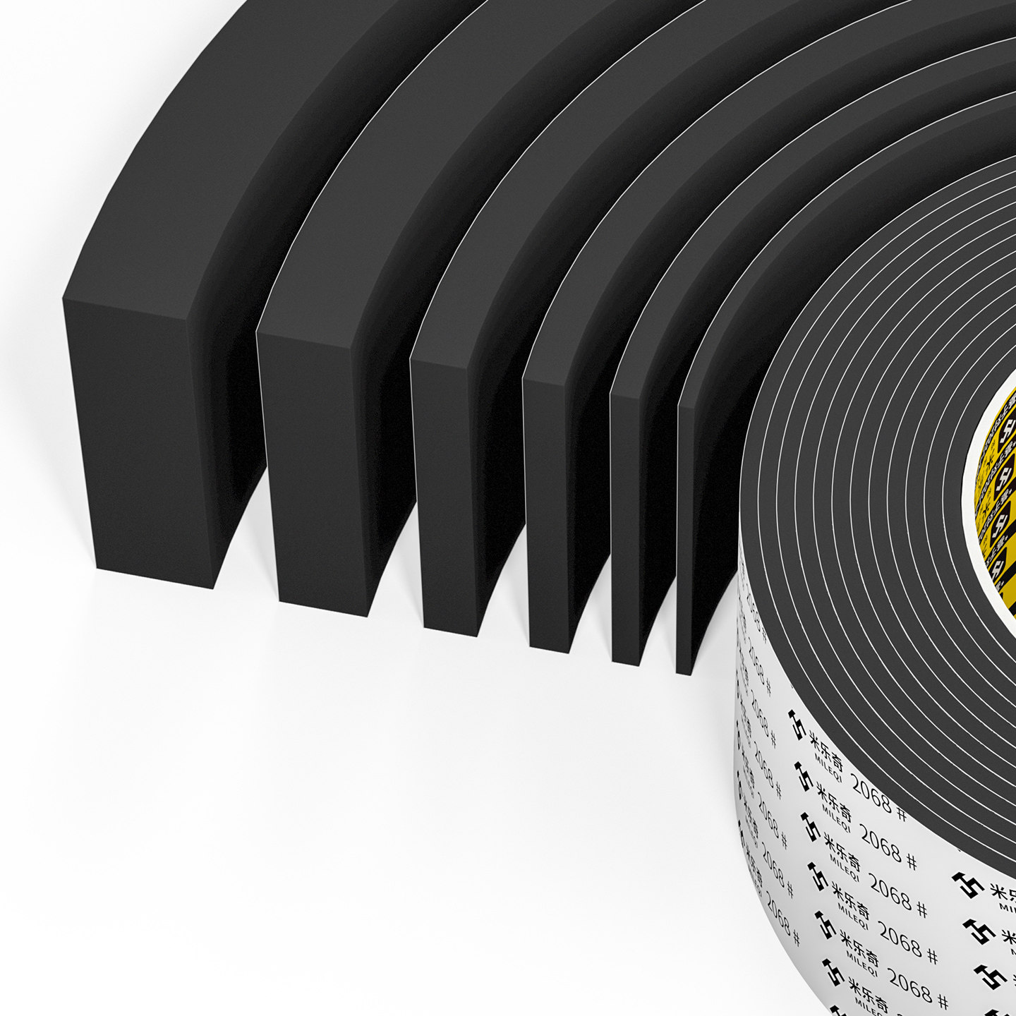 eva泡棉单面胶条黑色缓冲减震垫片防撞发泡沫板静音密封海绵胶带