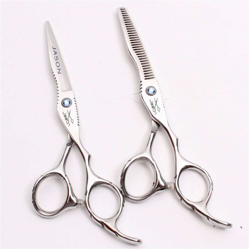 杰森蓝钻美发剪刀5.56.0寸套装发廊专用理发剪平剪牙剪刘海打薄剪,居家日用,美发刀剪,淘宝优惠券,粉丝福利购,淘宝优惠卷