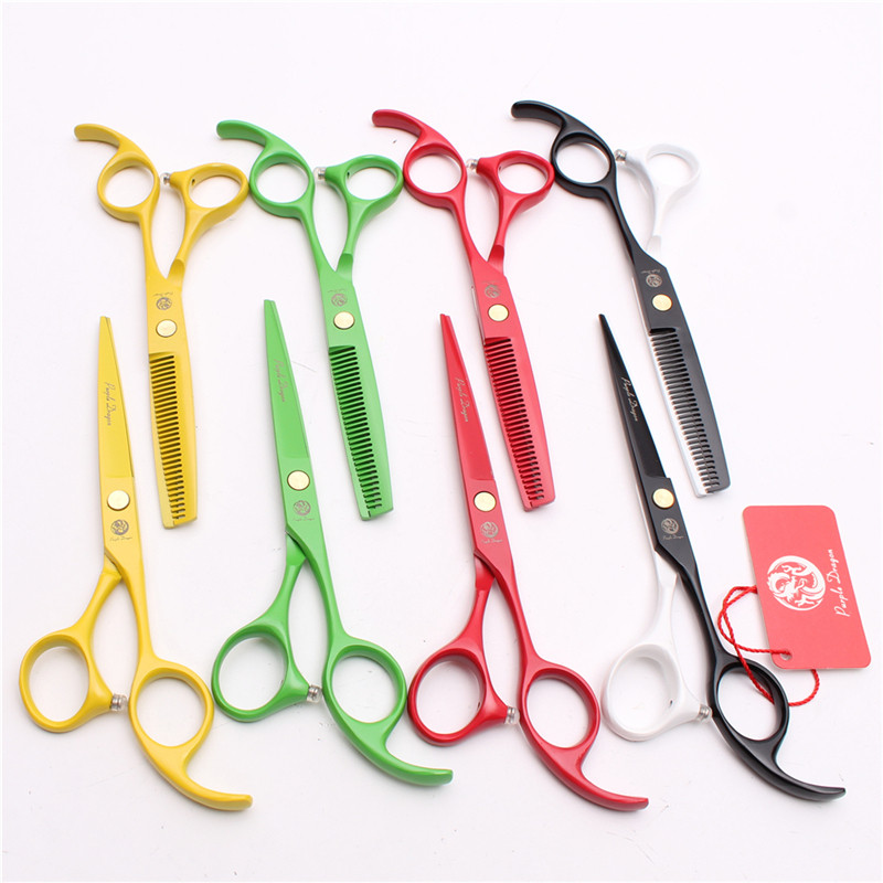 正品紫龙美发剪刀平剪牙剪打薄刘海剪子成人儿童专用家用理发套装