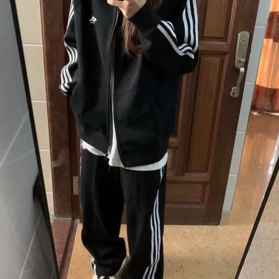 网红美式高街休闲两件套