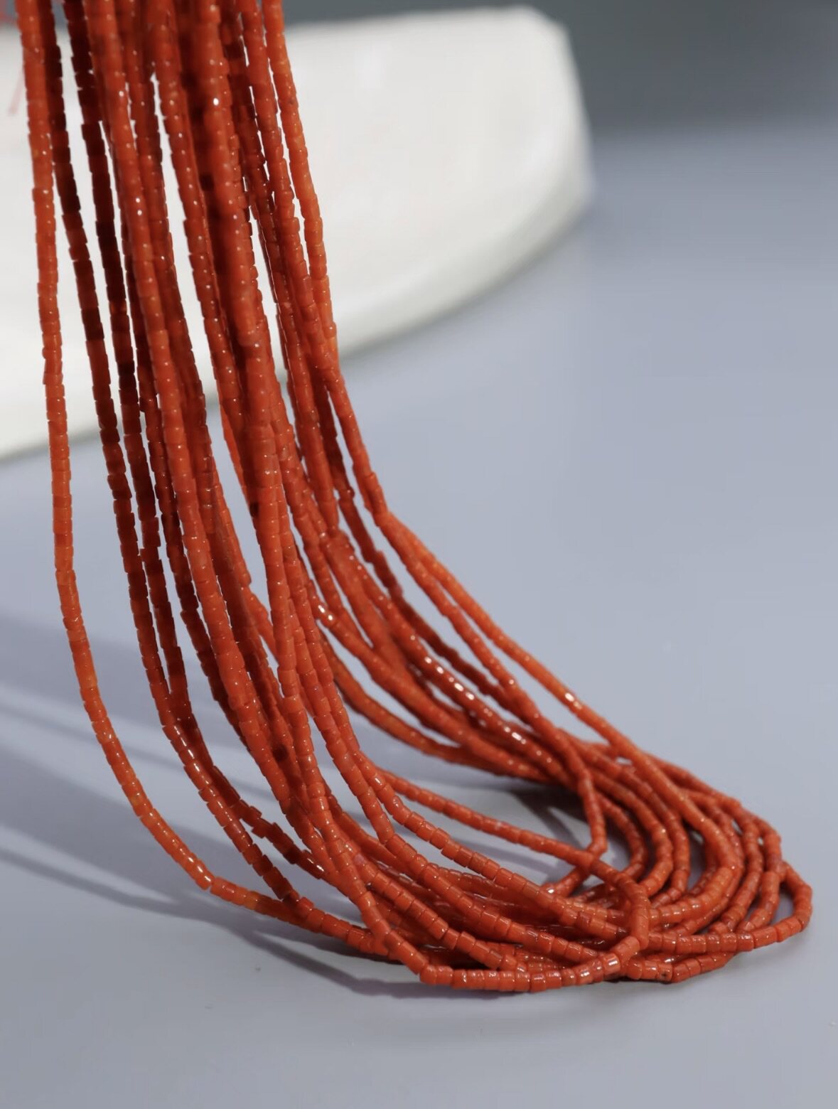 天然南红极细圆管/湖北绿松石极细圆管1mm+串珠梭编材料