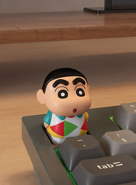 小新esc蜡笔小新键盘键帽可爱卡通个性键帽办公家用键盘帽装饰品