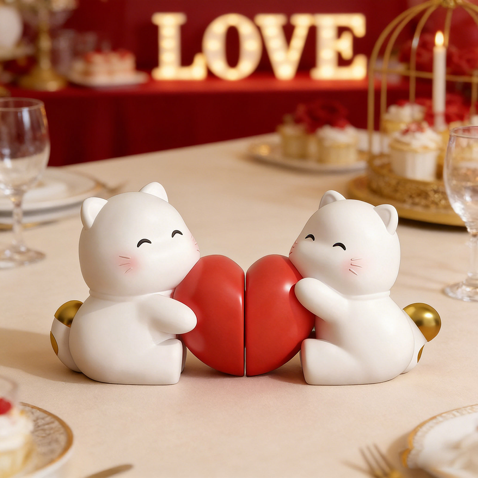 结婚礼物送新人新婚闺蜜新娘同事女的高档高级实用订婚庆礼品摆件