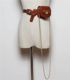 Поясная сумка, ремень, костюм, рубашка, ретро корсет, черный брендовый утягивающий пояс на талию, в корейском стиле