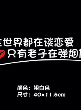 后窗文字搞笑车贴