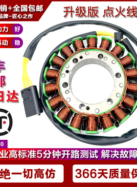 适用BMW宝马 F650GS F700GS F800R/S/GS磁电机定子线圈 发电线圈