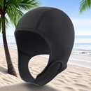 3mm厚潜水帽冬泳保暧泳帽保暧帽浮潜帽保暧防冻头套潜水帽护头帽