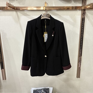 时尚 春秋新款 气质修身 减龄一粒扣西装 潮 云25Z 外套女装 01专柜正品